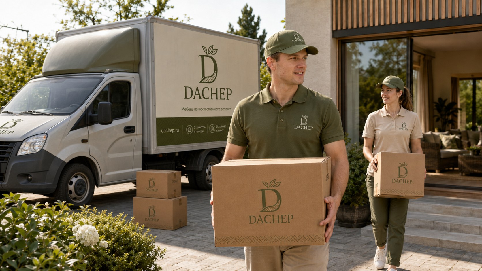 Курьеры Dachep привезли заказ к дому